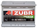 Аккумулятор для ЗАЗ ZUBR Premium NPR 63Ач 640А