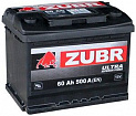 Аккумулятор для ЗАЗ 1103 ZUBR Ultra NPR 60Ач 590А
