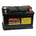 Аккумулятор для легкового автомобиля Moll Kamina Start 71R низкий (571 013 068) 71Ач 680А