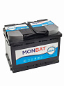 Аккумулятор для легкового автомобиля <b>MONBAT AGM (Start-Stop) 70Ач 760А</b>