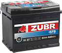 Аккумулятор для легкового автомобиля <b>ZUBR EFB 63Ач 620А</b>