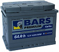 Аккумулятор для легкового автомобиля <b>BARS Premium 64Ач 620А</b>