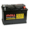 Аккумулятор для легкового автомобиля Moll Kamina Start 74R (574 012 068) 74Ач 680А