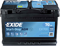 Аккумулятор для легкового автомобиля <b>Exide EK700 Start-Stop AGM 70Ач 700А</b>